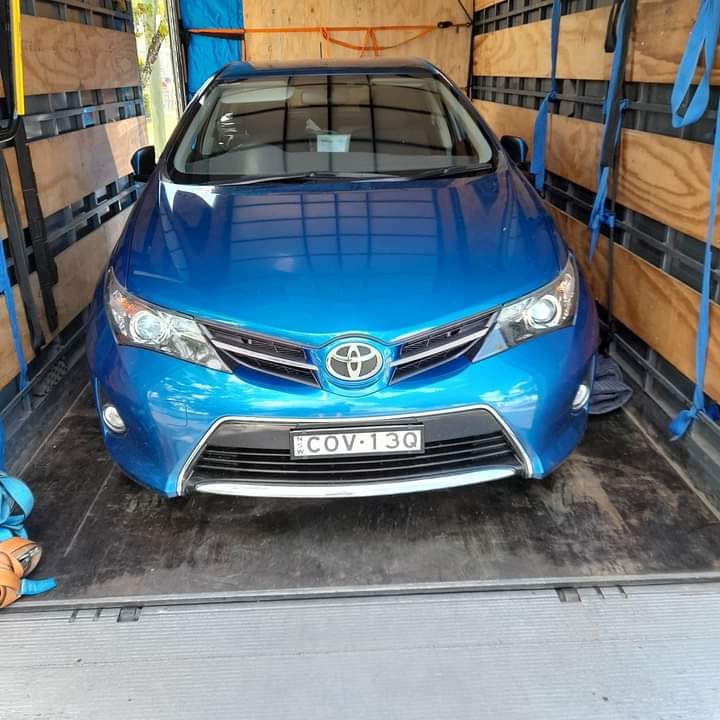 Blue Car — Removalists in Mudgee, NT